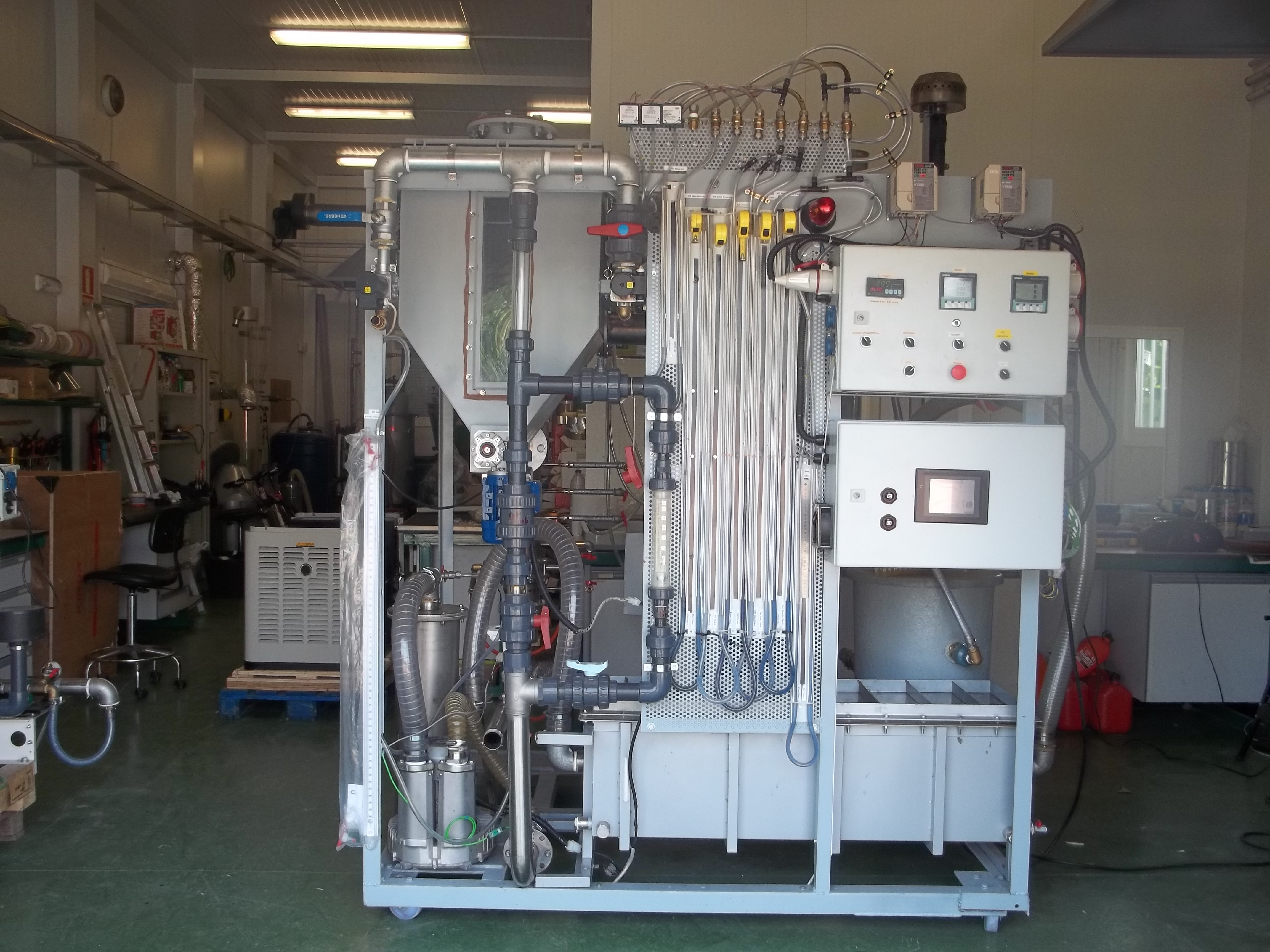 Fluidized bed biomass gasification plant